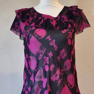 She Said Sheer Blouse